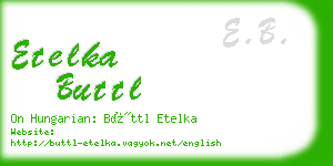 etelka buttl business card